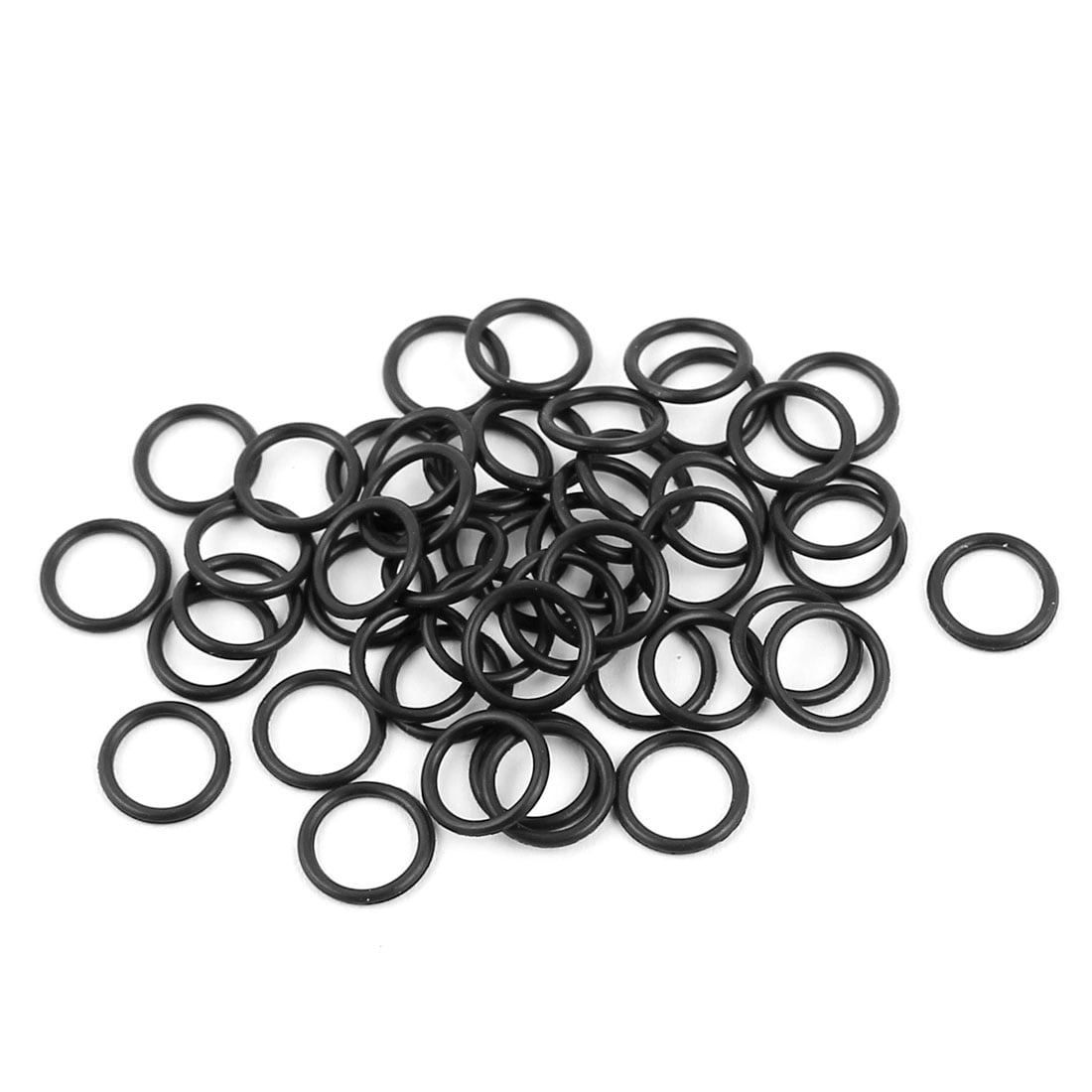 50Pcs 5mm x 0.8mm Rubber Orings NBR Heat Resistant Sealing Ring