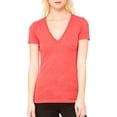 thumbnail image 2 of Bella + Canvas T-Shirt à Manches Courtes Col en V Profond pour Femmes, 2 of 6