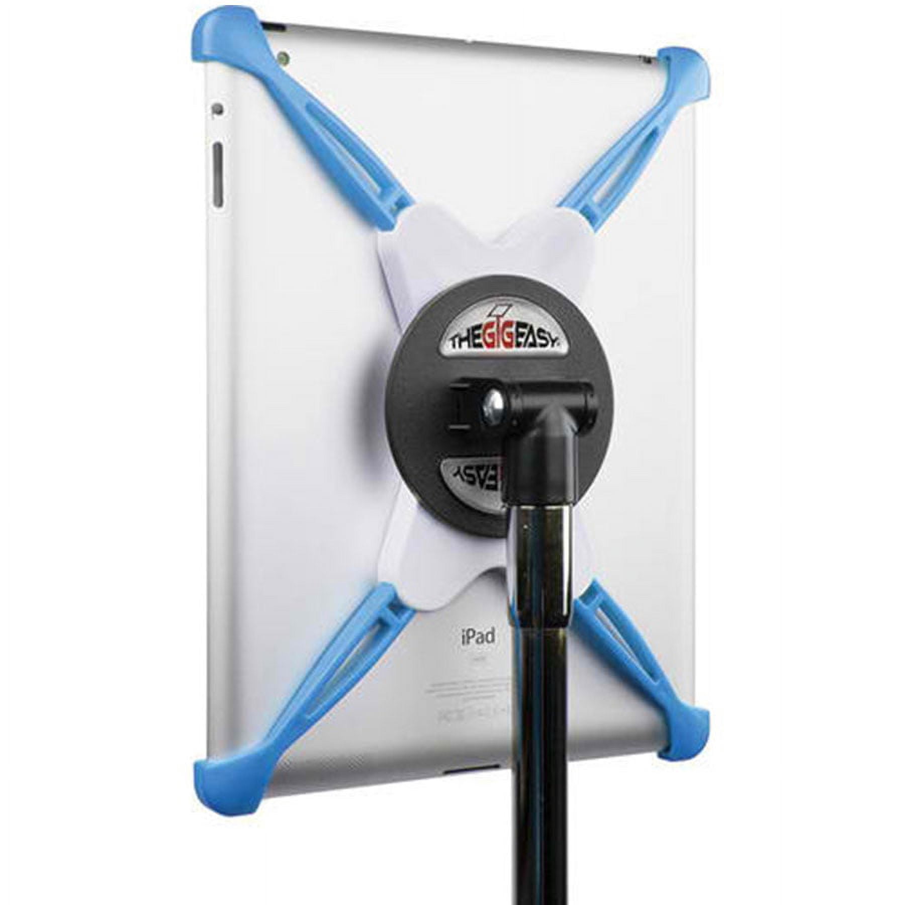 GigEasy SM2BLW Mic Stand Mount for iPad 2 3 4 Blue Arms & White Body
