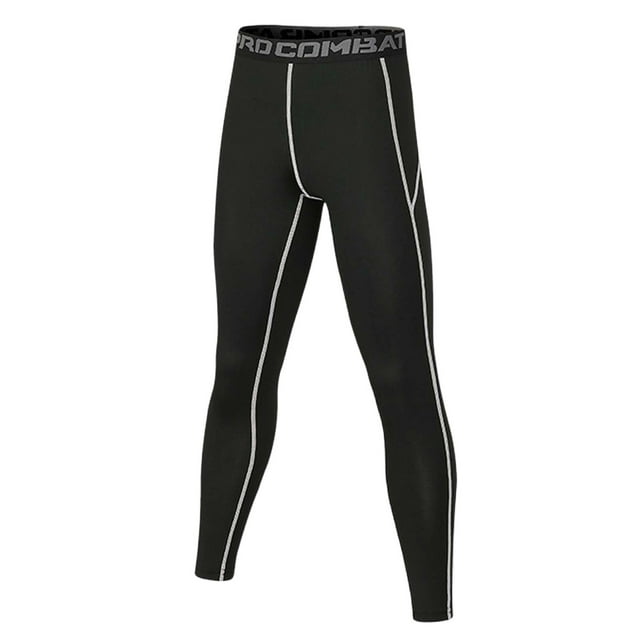 Liyamei Boys Performance Athletic Compression Pants For Training Gym Basketball Running Football And Outdoor Sports Activities With Fleece Gray,8-9 Years