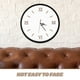 thumbnail image 2 of ColoMX Reloj de pared grande 3D DIY, números romanos sin marco de madera, movimiento de cuarzo silencioso para sala de estar, dormitorio, oficina, decoración del hogar, 2 of 7