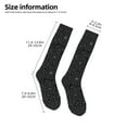 thumbnail image 5 of Easygdp Spider Web Black Soccer Socks Sport Knee High Socks Calf Compression Athletic Socks for Men and Women, 5 of 9