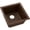 Mocha, variant on Elkay ELG1616WH0 White Quartz 15-3/4in Square Single Bowl Sink