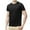 Black, variant on Men's Big Tall T-Shirts Sun Protection Short Sleeve T-Shirts Lightweight Hiking Athletic Quick Dry Tops
