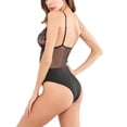 thumbnail image 4 of Encantador Body de encaje para mujer Ropa interior Perspectiva de vendaje hueco Lencería, L Inevent XX000182-03, 4 of 7