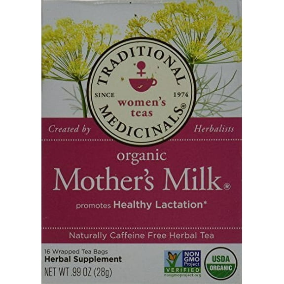 Traditional Medicinals Organic Mother's Milk Herbal Tea 2-pack;32 Count.