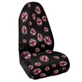 thumbnail image 2 of POLERO Union Jack Lip Print Terry Cloth Car Seat Towel Cover, Waterproof Seat Protector for Cars, Trucks and Vans, Machine Washable, 2 of 7