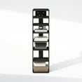 thumbnail image 6 of Furinno Compact 8-Tier Vertical Space Saving Free Standing Corner Shelf, Display Rack, Espresso, 6 of 6