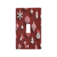 thumbnail image 2 of IAUYY Retardant PC Material Toggle Switch Switch Plate Covers Easy DIY Installation with Screws Light Switch Cover Plate Sleighs Are Full Of Fun, 2 of 9