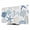 white Lake Blue, variant on Blue Beige Coastal TV Cover for 24 Inch Screen,Stretch Fabric Dustproof TV Display Protector,Summer Beach Starfish Coral Nautical Elastic Slipcover Monitor Cover for Desktop Computer 20.9"x11.8"