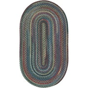 High Rock Oval Braided Stair Tread, 8" x 28"