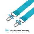 thumbnail image 3 of Unique Bargains 59' Shoulder Strap, 0.98' Width Nylon Adjustable Replacement Strap with Metal Swivel Hooks, Light Blue, 3 of 5
