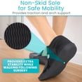thumbnail image 6 of Vive Post Op Shoe - Lightweight Medical Walking Boot with Adjustable Strap - Orthopedic Recovery Cast Shoe for Post Surgery, Fractured Foot, Injured Toes, Stress Fracture, Sprains - Left or Right Foot, 6 of 9