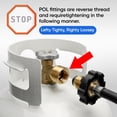 thumbnail image 6 of XWYXSTG Propane Torch  for Weeds, 340,000 BTU with Piezo Igniter (Self Igniting), with 10-ft Hose  for Roofing,Melting Ice,BBQ, 6 of 8