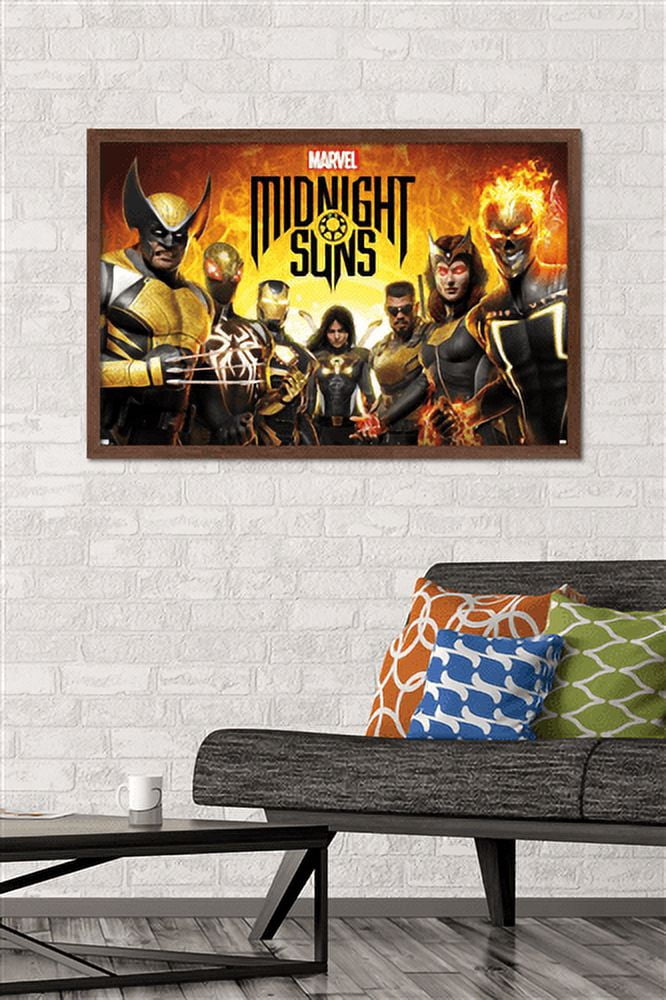 Marvel Midnight Suns - Key Art Wall Poster, 22.375" x 34" Framed