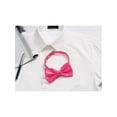 thumbnail image 5 of INSPIRE CHIC Accessoires de Nœud Papillon pour Homme Sangle Ajustable Formel Uni Smoking Pré-Noué Rouge Rose, 5 of 5