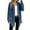 Blue, variant on Womens Jackets Casual, Zip Up Women Cardigans Knitted Jacket Longline Hooded Sweatshirt Drawsting Long Coat Loose Jumper Ladies Fall Outwear Fall Jackets for Women 2025 Purple L