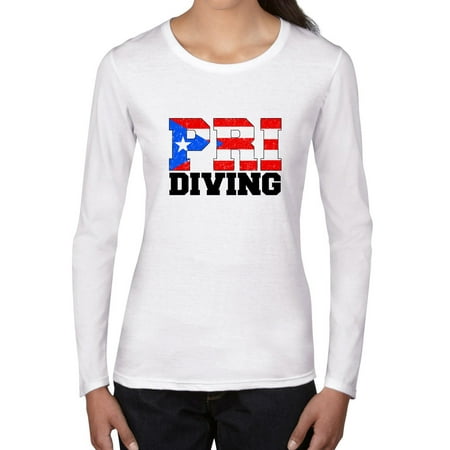 Olympic Diving - Puerto Rico Women's Long Sleeve