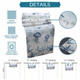 thumbnail image 6 of Blue Jellyfish Coastal Table Runner 70 Inches, Beach Starfish Nautical Coral Ombre Bed Runner Dresser Scarves Tabletop for Indoor Outdoor Parties/Ceremony/Banquet, 13" x 70", 6 of 9