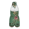 thumbnail image 4 of Elvqul Sleeveless Rompers for Women Halter One Piece Shorts Pull On Floral Print Elastic Waisted Womens Outfit Summer, 4 of 7
