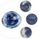 thumbnail image 3 of 1pc tie-dye boina hombres mujeres boina de boina de moda invierno bojo boina, 3 of 5