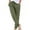Army Green, variant on Maean Casual Pants for Women Tapered Cotton Linen Elastic Waist Drawstring Pleated Trousers with Pockets