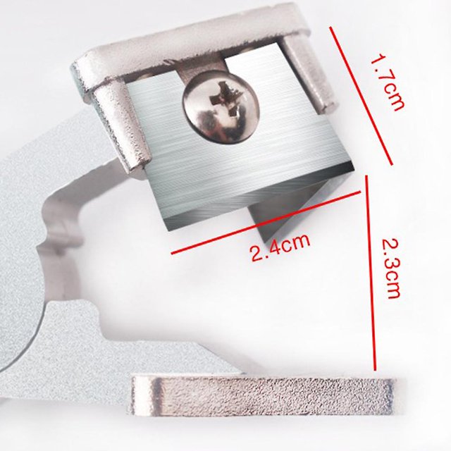 Tijeras en forma de V para tiras de goma, 90 grados, para sellado de puertas y ventanas
