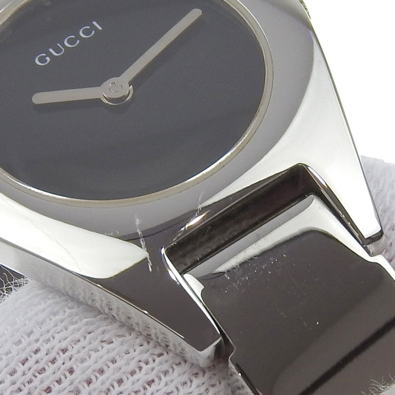 GUCCI 6700L Quartz Women\'s Watch Black Dial Analog Stainless Steel Gucci Women main image 4