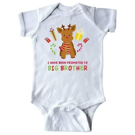 

Inktastic promoted to big brother Gift Baby Boy Bodysuit
