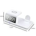 thumbnail image 3 of Staron under $5! Wireless Charging Station, 15W Fast Charger with Digital Alarm Clock, Multi-Device Charging Stand for Phones Watches, 3 of 7