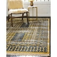 thumbnail image 7 of Unique Loom Sequoia District Rug Beige/Blue 9' x 12' 2" Rectangle Geometric Southwestern Perfect For Living Room Bed Room Dining Room Office, 7 of 7