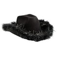 thumbnail image 5 of Colorful Denim Cowboy Hat Stylish Unisex Design Wide Application Multifunctional Cowboy Hat for Versatile Western Look, 5 of 7