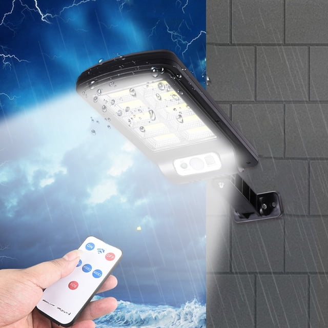 Xihbxyly Luces Solares para Exteriores, Sensor de Movimiento, 3 Modos de Iluminación Inteligentes, Control Remoto Incluido, Impermeable Ip65, para Patio, Jardín, Puerta de Entrada, Fácil Instalación,