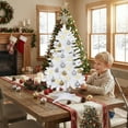 thumbnail image 5 of THE BRIVE 3ft White Artificial Christmas Tree, Includes Ornaments & Star for Holiday Home Decor, 5 of 6