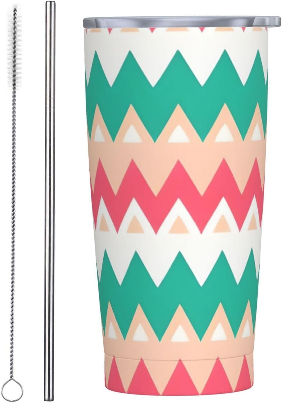 Colour Curve Ripple Chart 20 Ounce Straw Cup With Lid Stainless Steel