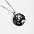 thumbnail image 4 of Shepherd Dog Stunning Glass Circular Pendant Necklace - Women's Necklaces, 4 of 5
