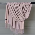 thumbnail image 2 of Women Pashmina Soft Solid Plain Shawl Wrap Fashion Warm Neck With Fringes Scarf, 2 of 5
