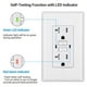 thumbnail image 4 of GFCI Outlet DEWENWILS 20A, resistente a la intemperie, paquete de 2 unidades, blanco, 4 of 7