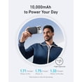 thumbnail image 4 of Anker Ultra-Slim 10,000mAh Magnetic Battery Pack, MagGo Power Bank, Qi2 Certified 15W Ultra-Fast Portable Charger, Ergonomic Design, 4 of 5