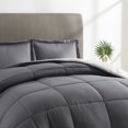 thumbnail image 2 of Nestl Reversible Comforter Set, King/Cal King Comforter Set, Silver/Grey, 2 of 6