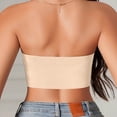 thumbnail image 4 of Strapless Bras for Women, Front Closure Seamless Non- Bra, Breathable Invisible Wireless Bandeau Bra with Convertible Straps for Everyday & Special Occasions, 4 of 7