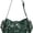 Dark Green, variant on Sunyuer Y2K Rivet Shoulder Bag for Women, Vintage Crinkled PU Leather Underarm Handbag, Punk Studded Crossbody Purse, Fashion Adjustable Strap Biker Bag for Daily Commute