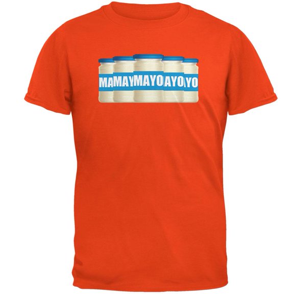 Cinco De Mayo - Mayonnaise Orange Adult T-Shirt - X-Large