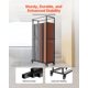 thumbnail image 3 of VEVOR Estante para Sillas Plegable, Capacidad de 227 kg, Carrito Resistente para 60 Sillas, Soporte para Sillas de Metal con Ruedas iratorias y Ruedas de Bloqueo para Fiestas, Eventos, Negro Mate, 3 of 9