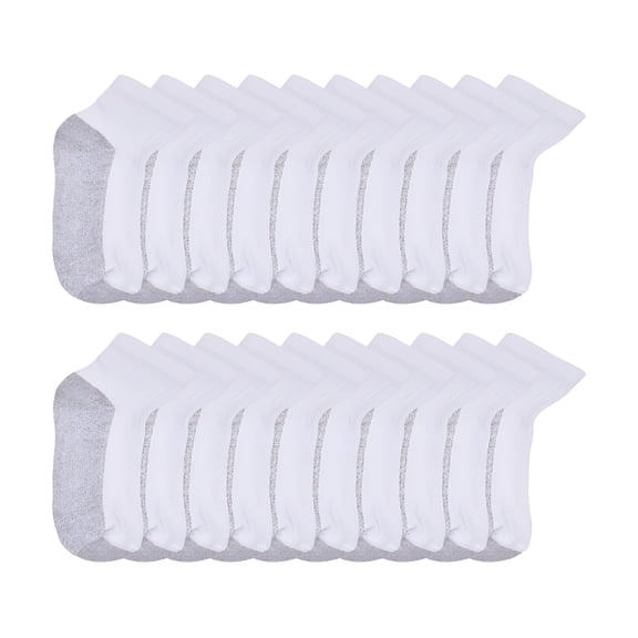 TELOLY Boys Cushioned Ankle Socks, Boys Cozy Socks, 10 Pack, Sizes S