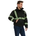 thumbnail image 3 of Bass Creek Outfitters Men's Oxford Insulated Safety Work Jacket with Hidden Hood, Sizes M-2XL, 3 of 4