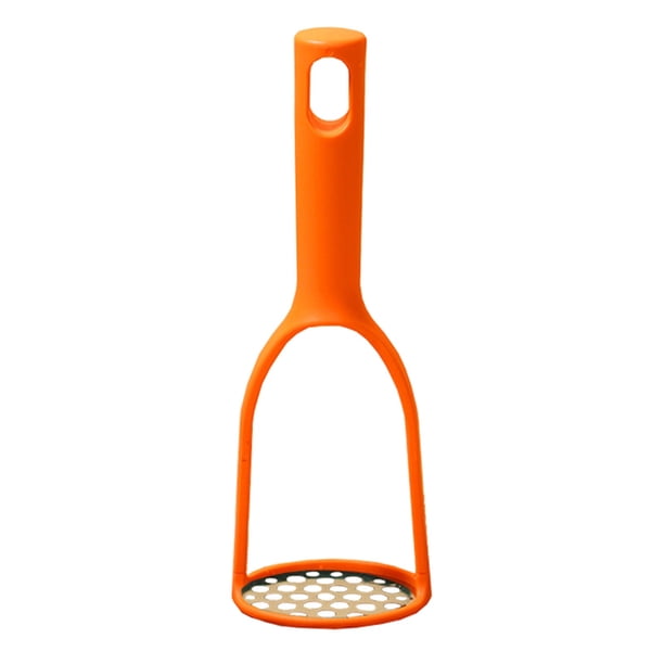 Machacador de Papas y Prensa de Ajo de Acero Inoxidable: Herramienta de Cocina Manual para Triturar Papas, Ajo, Jengibre y Comida para Bebés.