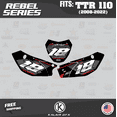 thumbnail image 3 of Kalair GFX Graphics Kit for Yamaha TTR110 (2008+) Rebel Series, 3 of 5