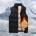 thumbnail image 2 of Chaleco de cordero grueso con forro polar para hombre y mujer, chaleco de algodón, 2 of 5