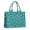 Teal Daisy Flower-1, variant on Large Capacity Tote Bag,Teal Daisy Flower Yellow Blooms Pattern Handbag Fashion Luxury Tote Bag,15.7"x13"x 5.1" Inches,Laptop Compatible